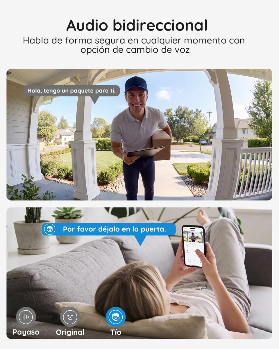 BOIFUN Video Doorbell J1 — videoportero 2K con campanilla — imagen 5