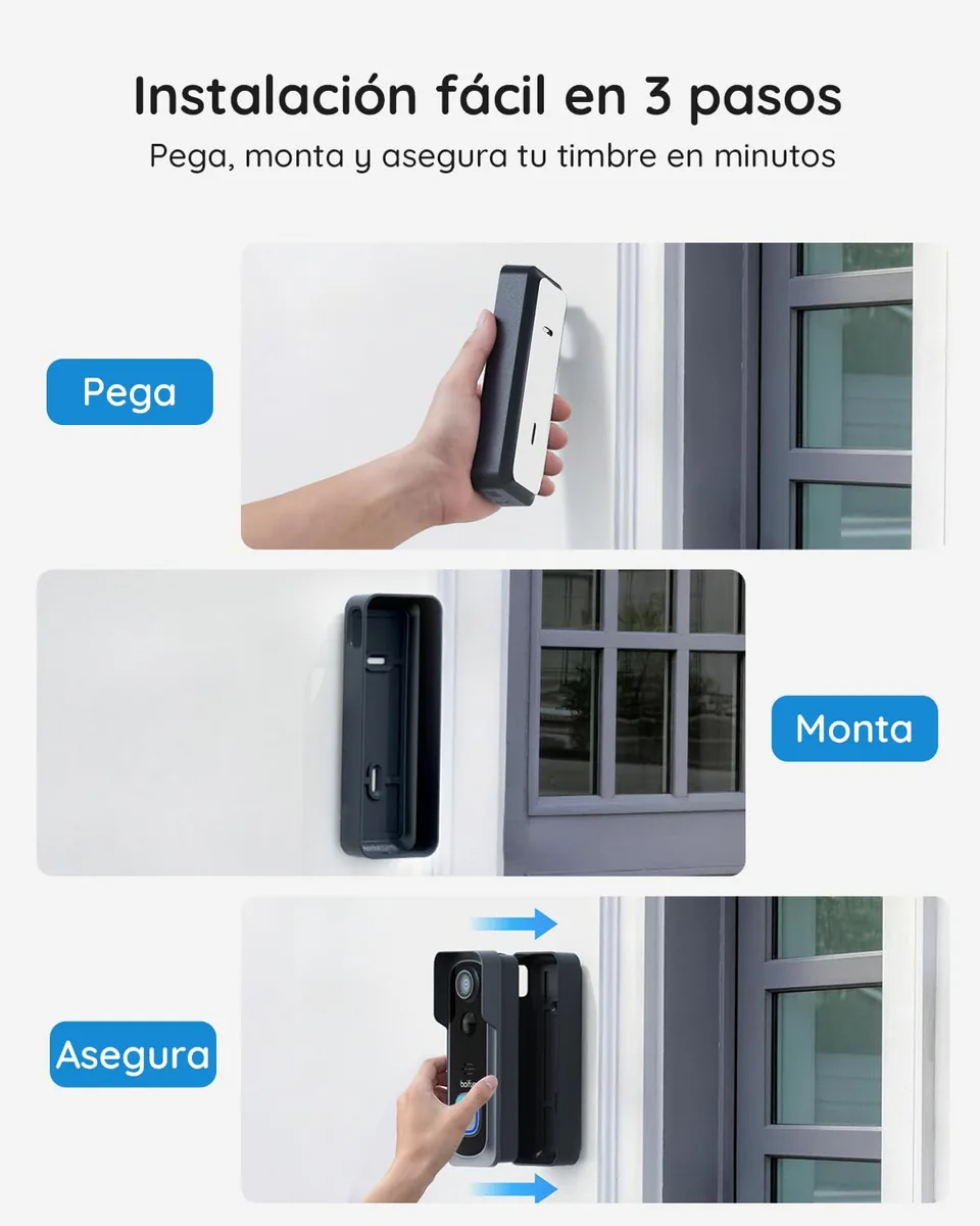 BOIFUN Video Doorbell J1 — videoportero 2K con campanilla — imagen 6