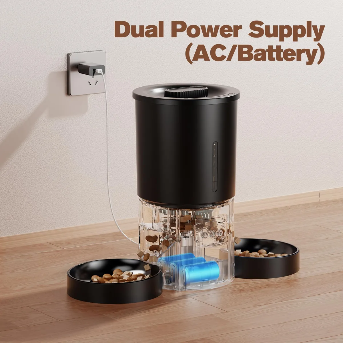 AONBOY A6 — comedero automático doble de 5 L con WiFi y app — imagen 6