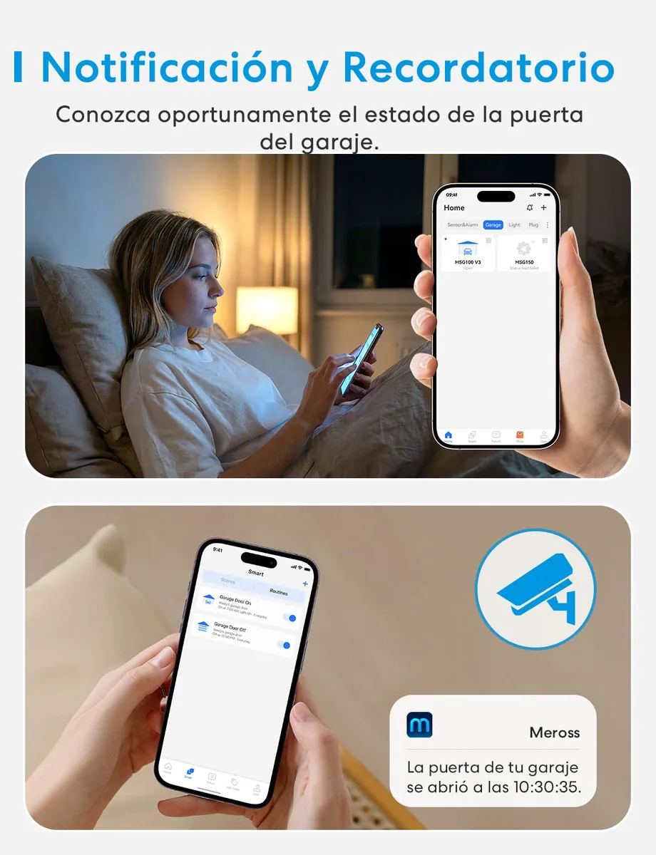 Meross MSG100 — abridor de puerta de garaje inteligente WiFi con HomeKit — imagen 3