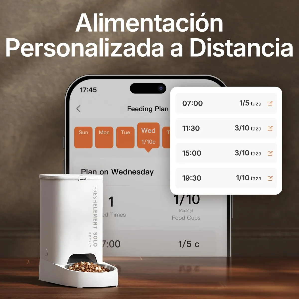 PETKIT Fresh Element Solo — comedero automático 3 L con WiFi y app — imagen 3