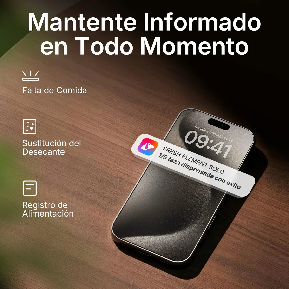 PETKIT Fresh Element Solo — comedero automático 3 L con WiFi y app — imagen 6