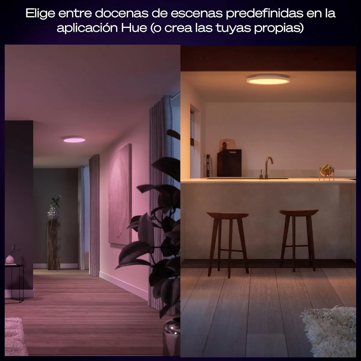 Philips Hue Devote — panel LED de techo redondo 30 cm — imagen 4