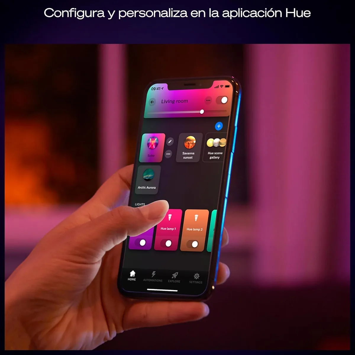 Philips Hue Devote — panel LED de techo redondo 30 cm — imagen 5