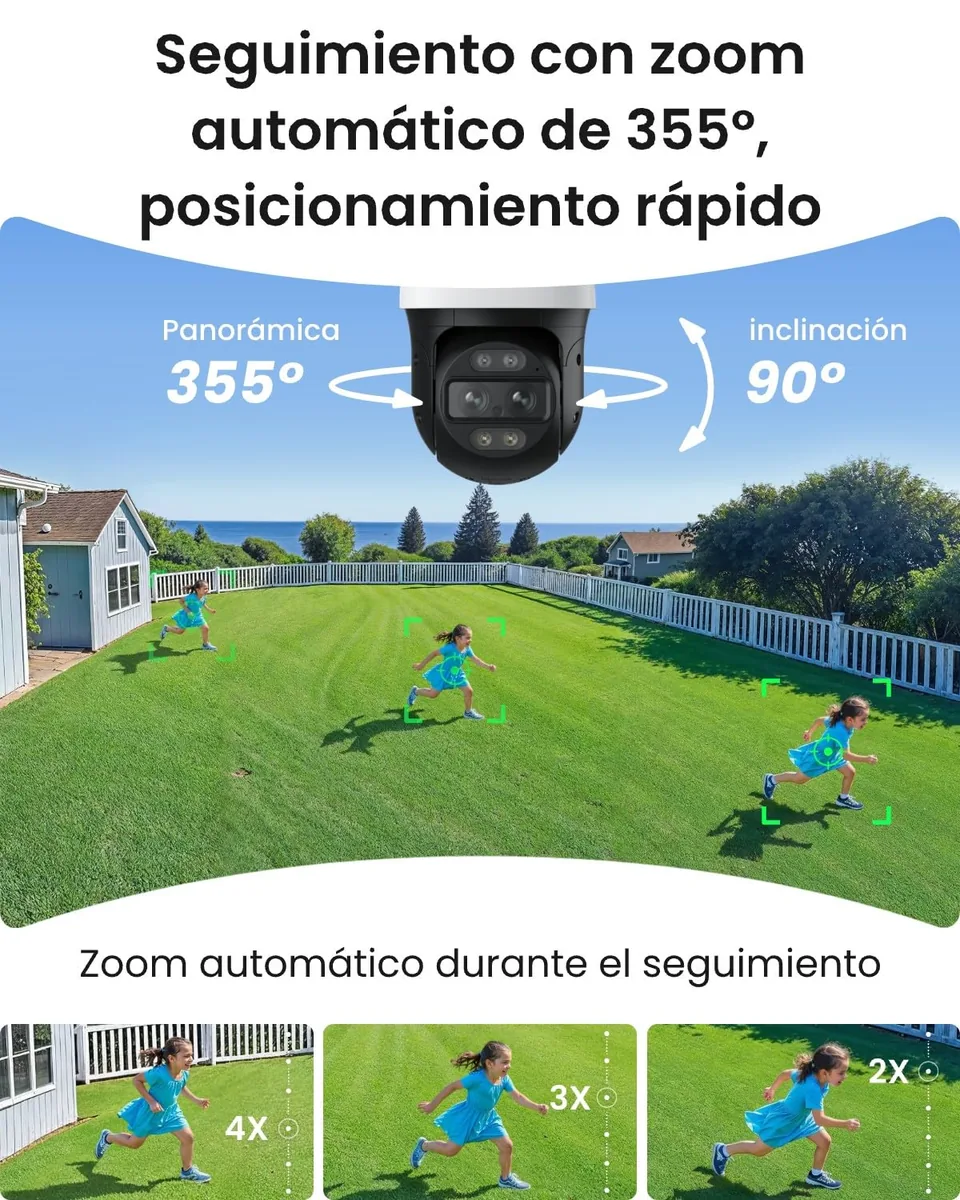 Reolink TrackMix PoE — cámara exterior 4K de doble objetivo — imagen 3