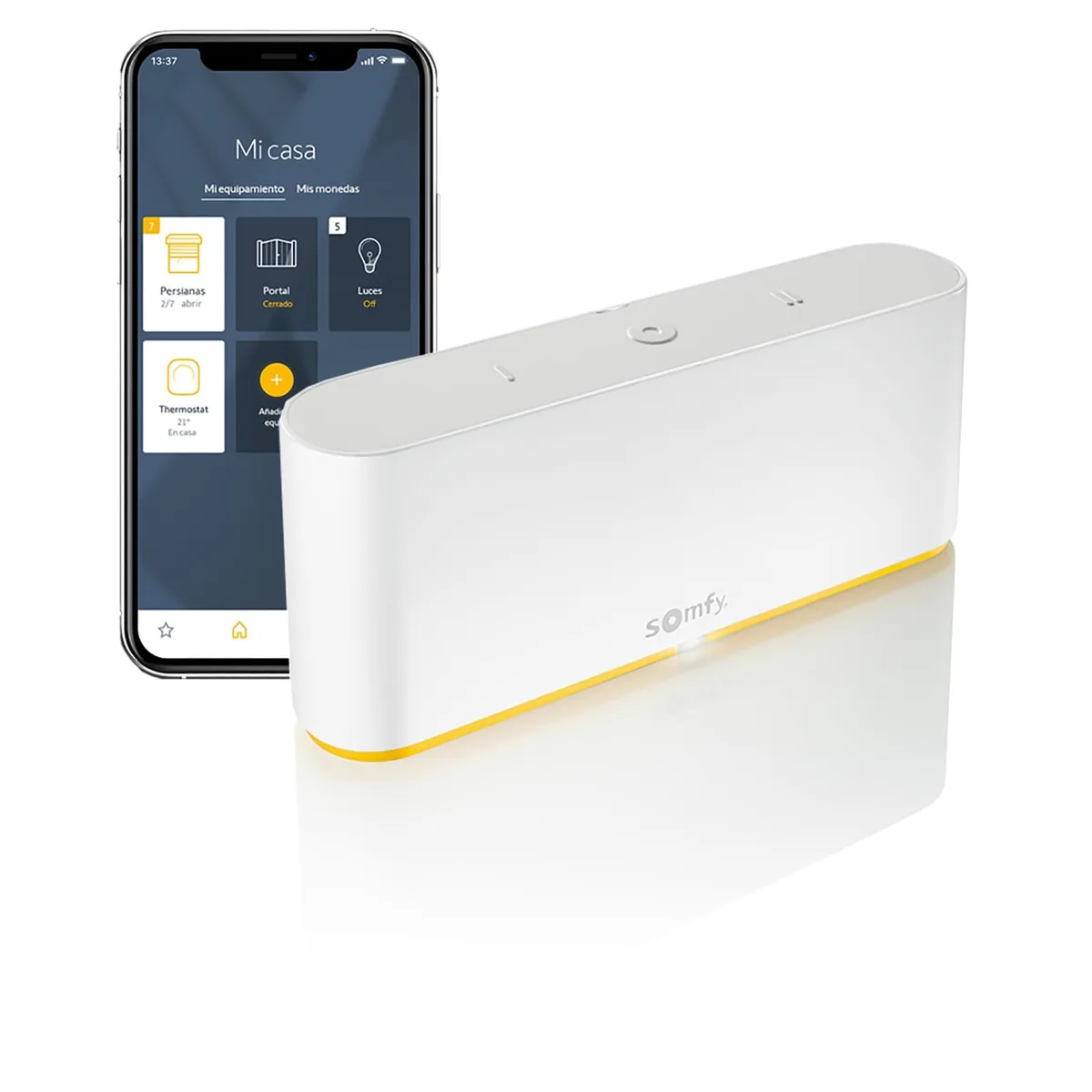 Somfy TaHoma switch — hub para centralizar persianas, toldos y domótica Somfy