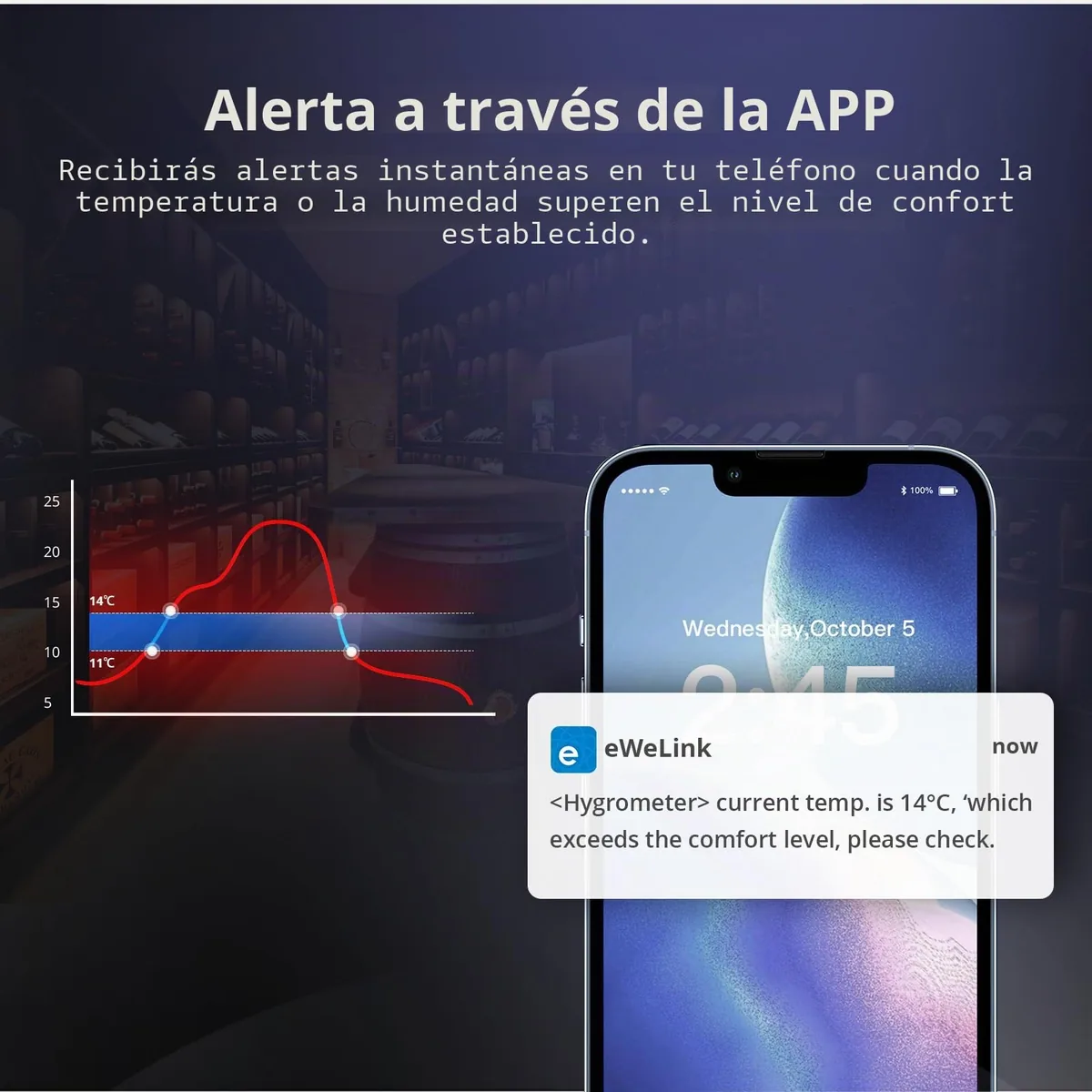 SONOFF SNZB-02D — sensor Zigbee de temperatura y humedad con pantalla LCD — imagen 6