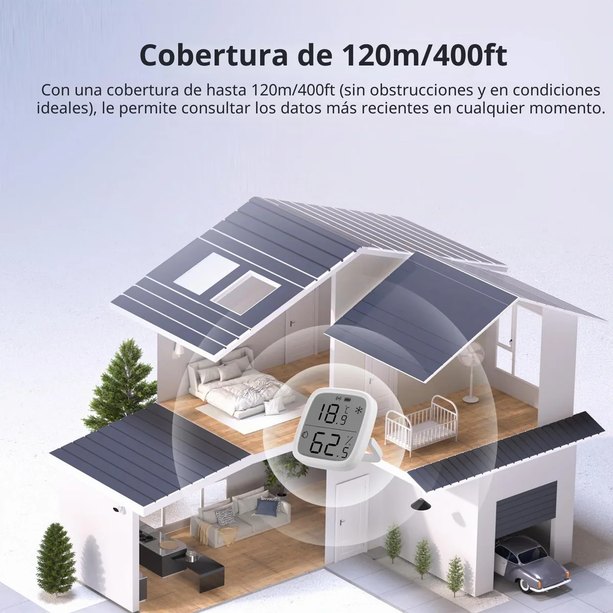 SONOFF SNZB-02D — sensor Zigbee de temperatura y humedad con pantalla LCD — imagen 8