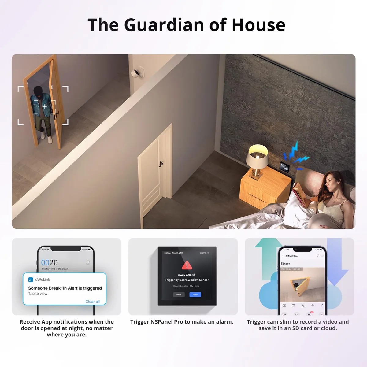 SONOFF SNZB-04P — sensor Zigbee de puerta y ventana (requiere hub Zigbee) — imagen 6