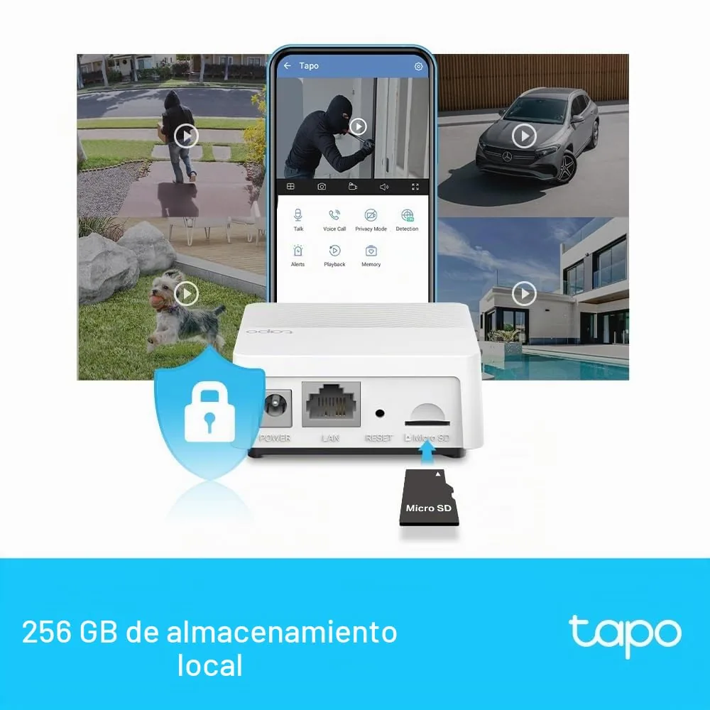 Tapo H200 — hub inteligente con alarma y timbre para sensores y cámaras Tapo — imagen 5