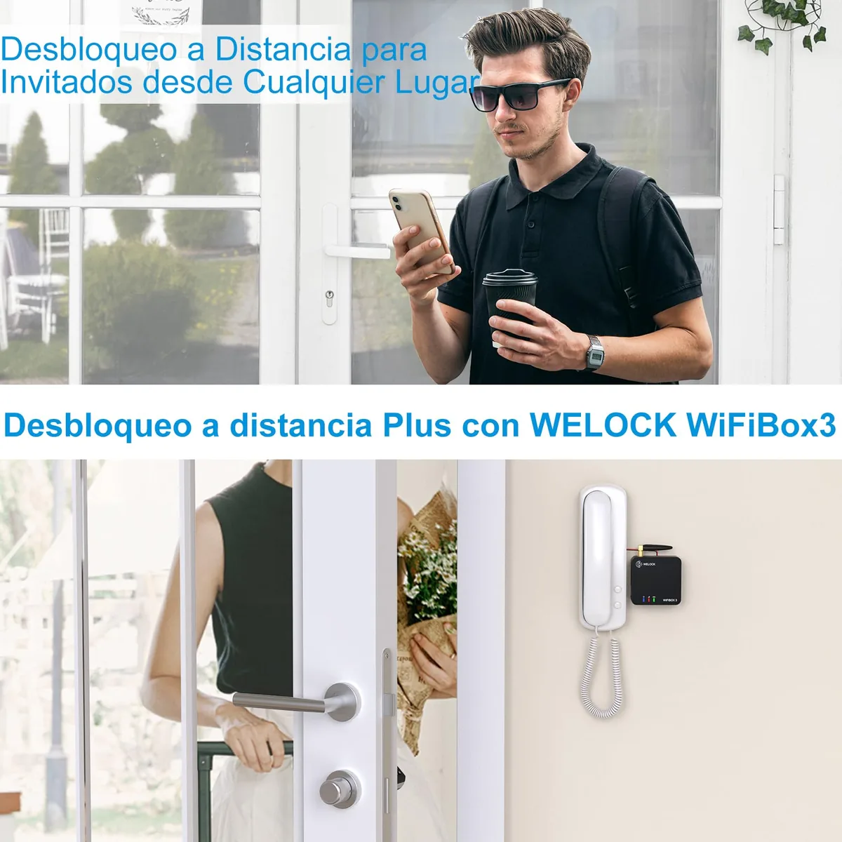 WELOCK ToucA51 — bombín inteligente con huella, código y tarjeta (Bluetooth, WiFi opcional) — imagen 7